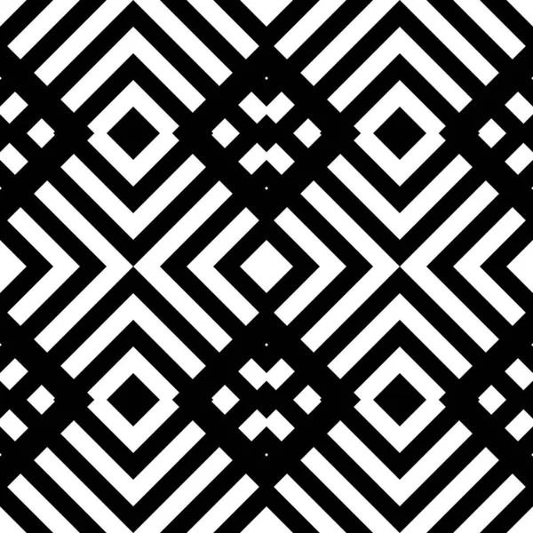 Texture Sans Couture Tissu Monochrome Motif Ethnique Fond Abstrait Tribal — Image vectorielle