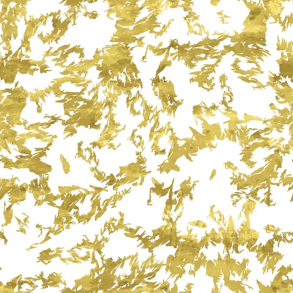 白色和金色无缝图案与磨擦闪光箔纹理 抽象的艺术破碎水花背景 织物设计 装饰用纸 网页的明亮而明亮的插图 — 图库矢量图片
