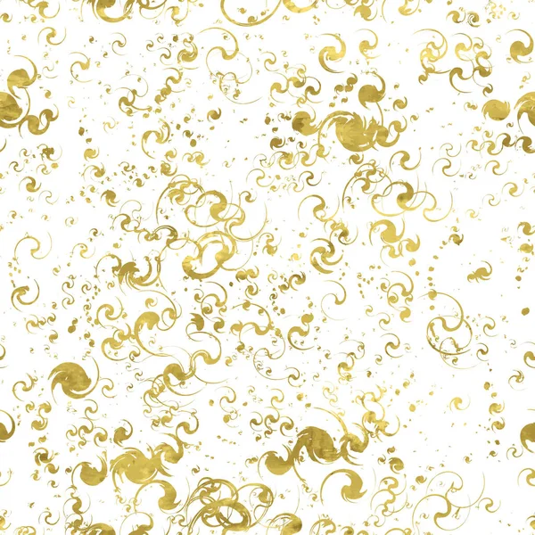 Padrão Sem Costura Textura Fundo Dourado Com Manchas Brilhante Brilho — Vetor de Stock