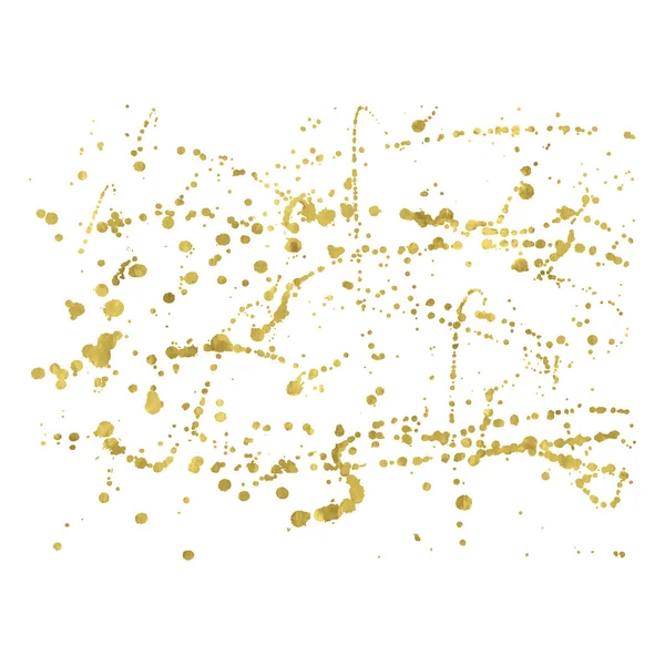Abstrato Elemento Isolado Dourado Brilhante Para Cartões Design Cartaz Modelo — Vetor de Stock