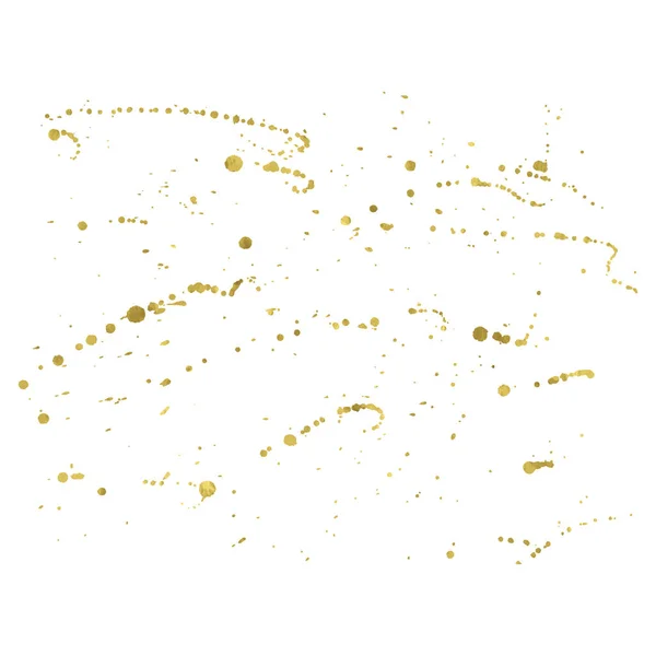 Абстрактный Ярко Золотой Изолированный Элемент Дизайнерских Открыток Плаката Искушения Приглашения — стоковый вектор
