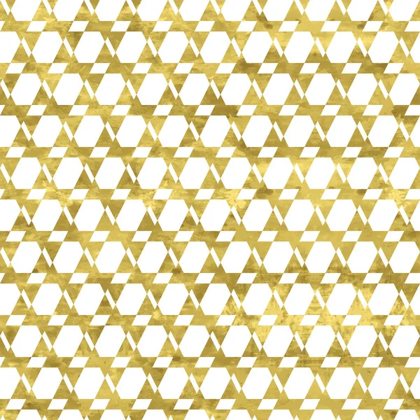 Weißes Und Goldenes Geometriemuster Abstrakter Geometrischer Moderner Hintergrund Strahlend Glänzende — Stockvektor