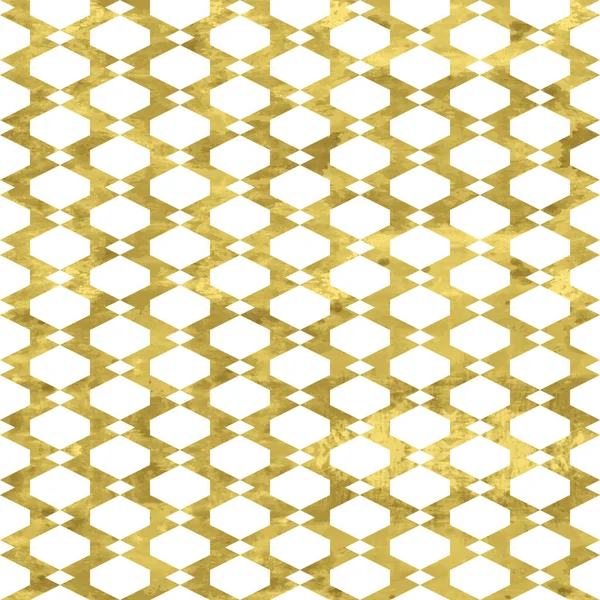 Wit Goud Geometrie Patroon Abstract Geometrische Moderne Achtergrond Heldere Glanzende — Stockvector