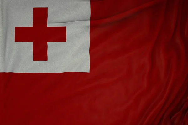 Тонга Державний Прапор Країни — стокове фото