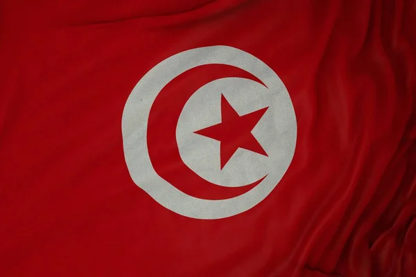 Tunisia Country State Flag — 스톡 사진