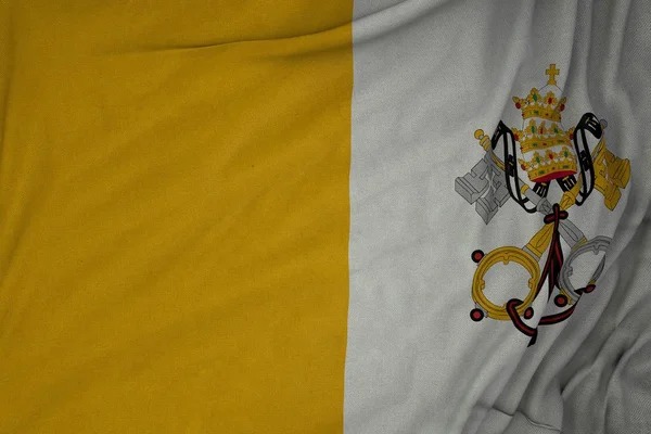 Ciudad Del Vaticano Bandera Del Estado Del País —  Fotos de Stock
