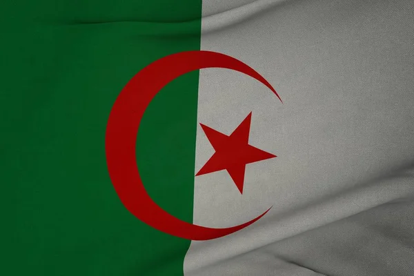 Argélia País Bandeira Estado — Fotografia de Stock