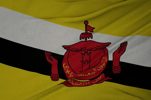 Brunei Country State Flag — стокове фото