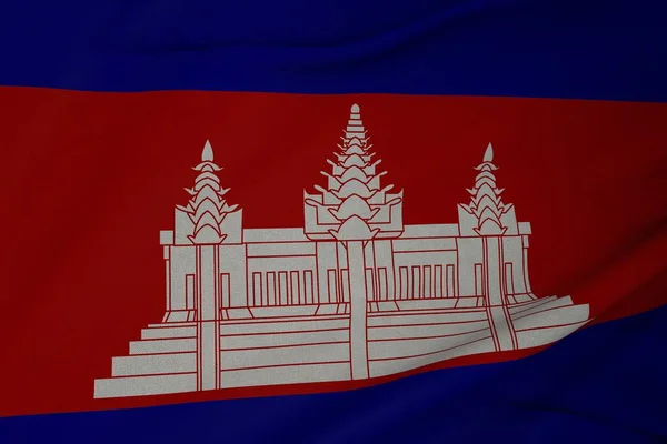 Cambodia Country State Flag — Stock Photo, Image