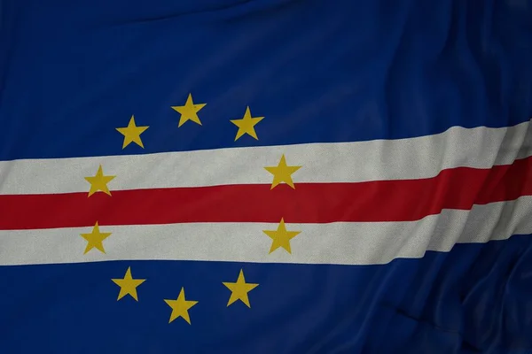 Cabo Verde Bandera Del Estado Del País —  Fotos de Stock