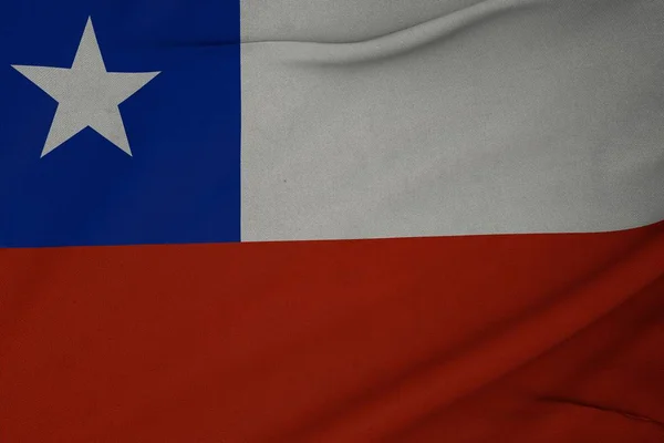 Chile Bandera Państwa — Zdjęcie stockowe