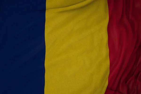 Tschad Flagge Des Landes — Stockfoto