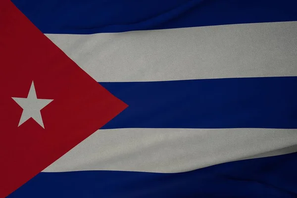 Kuba Bandera Państwa — Zdjęcie stockowe