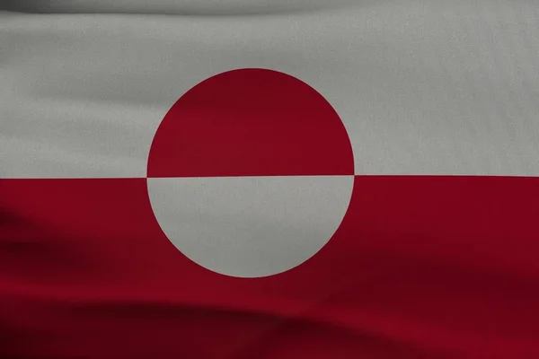 Ґренландія Державний Прапор — стокове фото