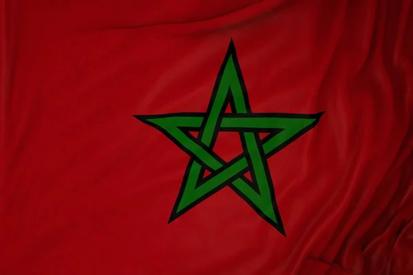 Morocco Country State Flag — Stock Photo, Image