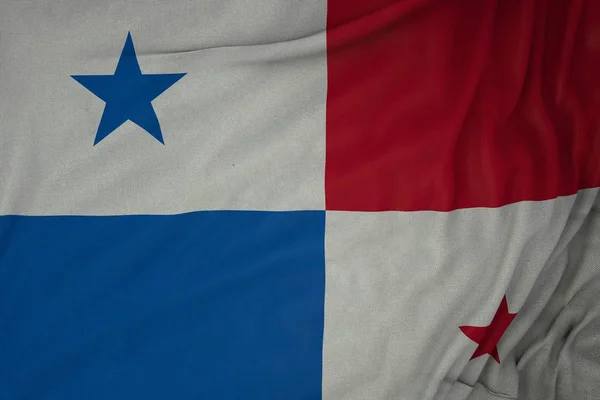 Panama Bandera Państwa — Zdjęcie stockowe