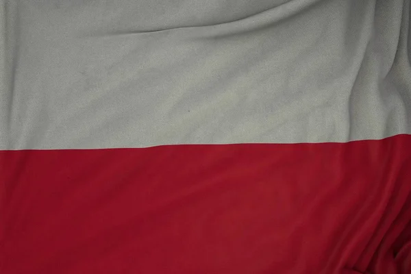 Πολωνία Κρατική Σημαία Χώρας — Φωτογραφία Αρχείου