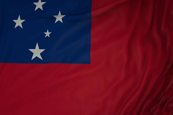 Samoa Bandera Del Estado Del País — Foto de Stock