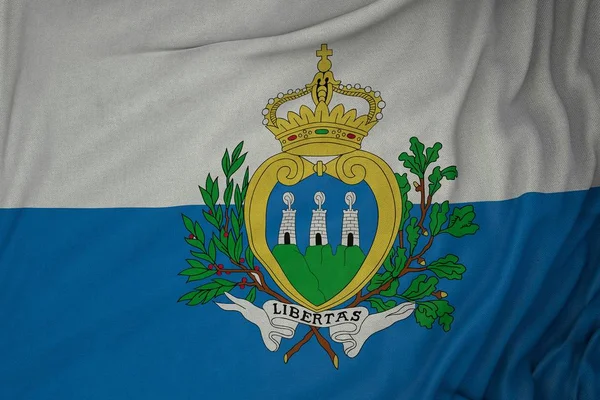 San Marino Bandera Del Estado Del País —  Fotos de Stock