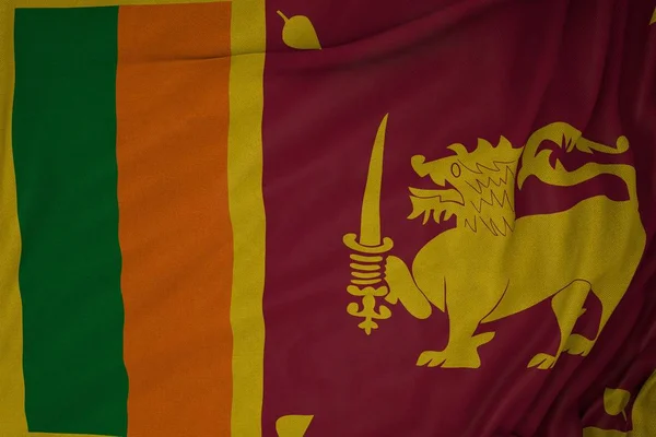Sri Lanka Flagge Des Landes — Stockfoto