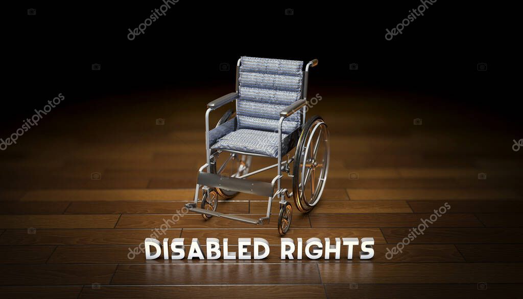 Disabled Rights, Disability Signs, Icons are Visual Presentation.