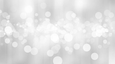Beyaz bulanık arkaplan. Bokeh Noel 'i güzel, parlak Noel ışıklarını bulanıklaştırdı
