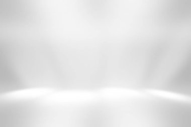 abstract blur white empty room background with space for text
