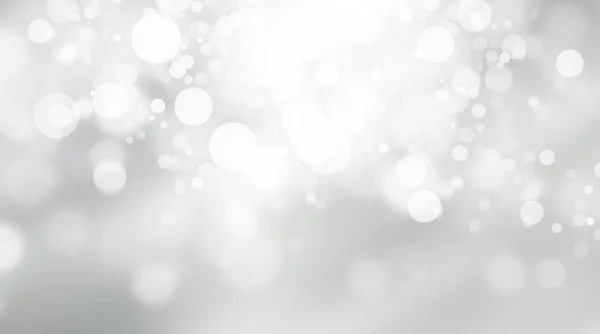 Beyaz bulanık arkaplan. Bokeh Noel 'i güzel, parlak Noel ışıklarını bulanıklaştırdı