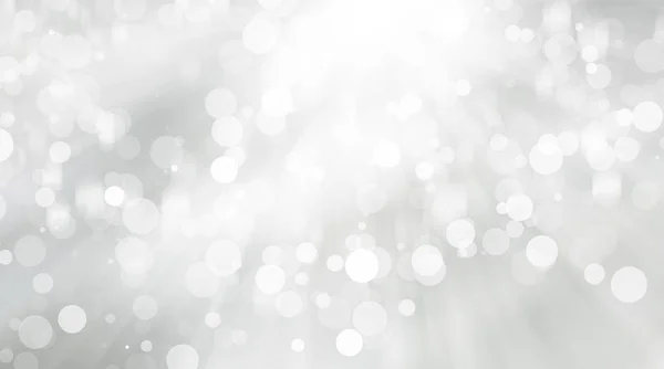 Weiße Unschärfe Abstrakten Hintergrund Bokeh Weihnachten Verschwommen Schöne Glänzende Weihnachtsbeleuchtung — Stockfoto