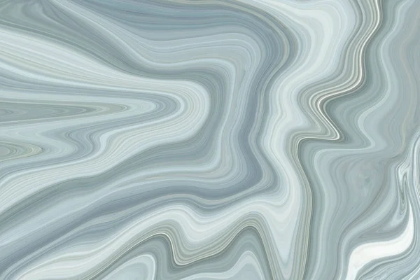 Liquid Abstract Pattern Marble Green Watercolor Paint Texture Paper Design — Photo