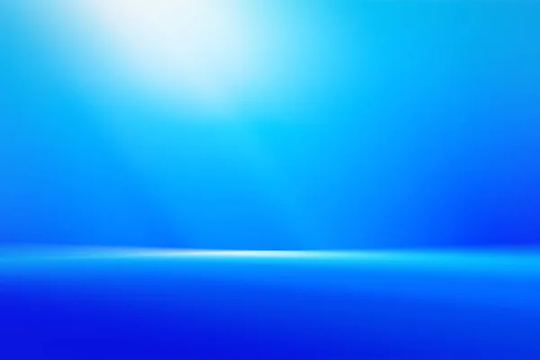 空のテキスト空間を持つ抽象的な青の背景 — ストック写真