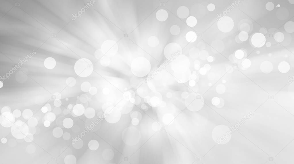 white blur abstract background. bokeh christmas blurred beautiful shiny Christmas lights