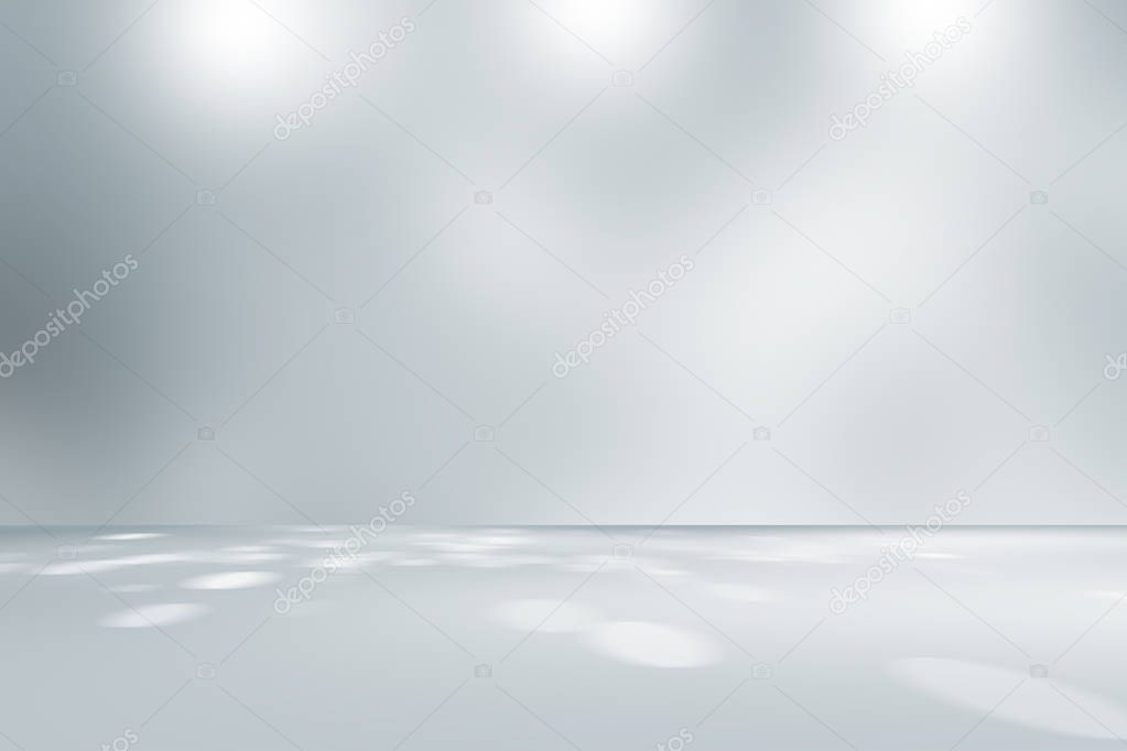 Gray empty room studio gradient used for background and display your product