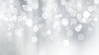 Beyaz bulanık arkaplan. Bokeh Noel 'i güzel, parlak Noel ışıklarını bulanıklaştırdı