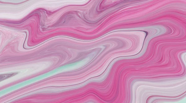 Marble Ink Colorful Pink Marble Pattern Texture Abstract Background Can — Stock Photo, Image