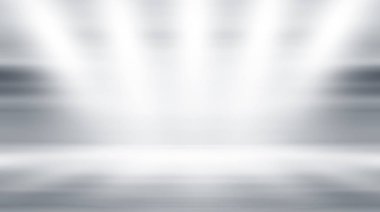 Boş oda studio gradyan arka planı için kullanılan gri ve ürün görüntüleme