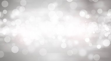 Beyaz bulanık arkaplan. Bokeh Noel 'i güzel, parlak Noel ışıklarını bulanıklaştırdı