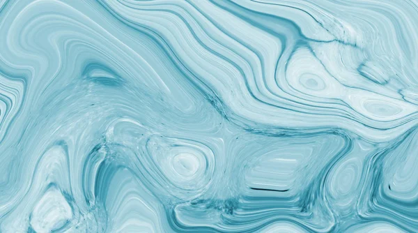 蓝色大理石背景 丙烯酸抽象画 — 图库照片