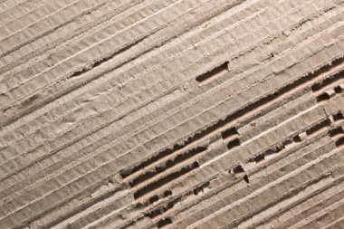 eski kağıt dokusu. kahverengi kağıt doku arka plan. kalın kağıt, hangi üst tabakası dönüşümlü olarak yivli ve eklenen salamlik ve rijiditeyi arttirir ridged katmanlardan yapılan ambalaj malzemesi.