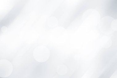 Beyaz bulanık arkaplan. Bokeh Noel 'i güzel, parlak Noel ışıklarını bulanıklaştırdı