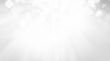 Bokeh lambalı beyaz soyut arkaplan