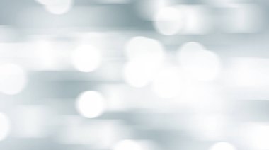 Beyaz bulanık arkaplan. Bokeh Noel 'i güzel, parlak Noel ışıklarını bulanıklaştırdı