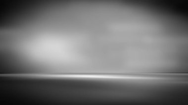 yumuşak gri studio Oda arka plan, gri zemin zemin ile spot 