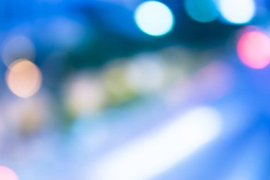 Açık mavi zemin bulanık. yumuşak mavi ışık bokeh arka plan ile.