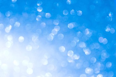 mavi arka plan görüntü. güzel parlak Noel ışıkları bokeh Noel bulanık.