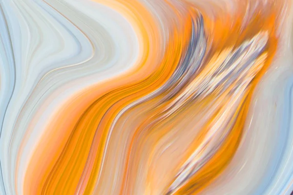 Красочные Картины Мрамора Оранжевый Мрамор Рисунок Текстуры Чернил Абстрактного Фона — стоковое фото