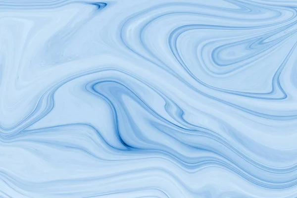 大理石的油墨多彩 蓝色的大理石图案纹理抽象背景 可以用于背景或壁纸 — 图库照片