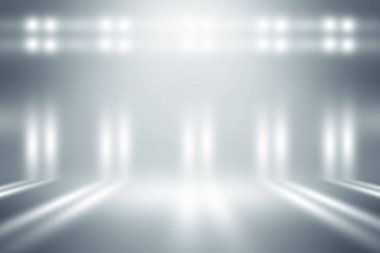 Boş oda studio gradyan arka planı için kullanılan gri ve ürün görüntüleme