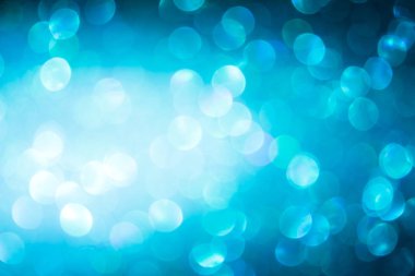 mavi soyut arka plan bulanık. Noel ışıkları.