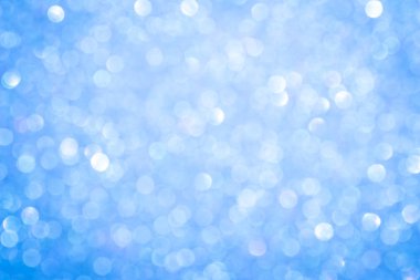 mavi arka plan görüntü. güzel parlak Noel ışıkları bokeh Noel bulanık.